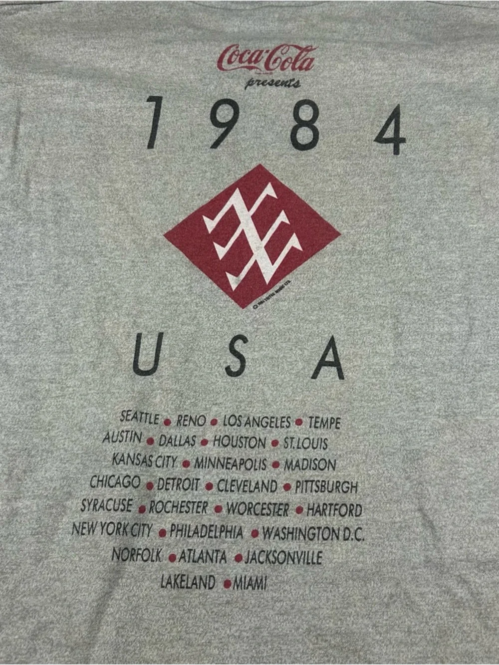 Vintage 1984 Duran Duran Seven and the Raged Tiger tour shirt med Single Stitch - Picture 8 of 8